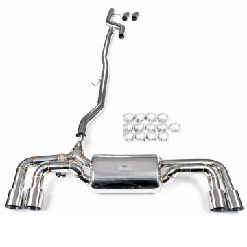 Valved exhaust system cat-back single tips FMIC.Pro for BMW 5 series G30 G31 540i 3.0T 2017-2023