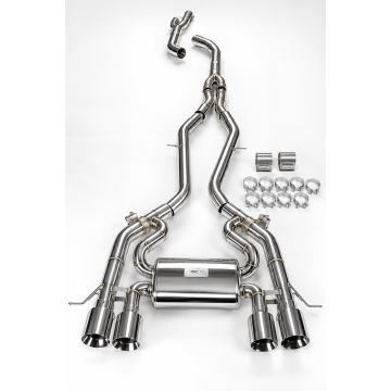 Valved exhaust system cat-back Single Mid-Pipe FMIC.Pro for BMW M3 G80 G81 M4 G82 G83 3.0 S58 2021-