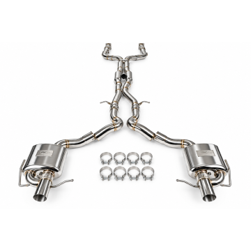 Valved exhaust system cat-back Twin Pipe FMIC.Pro for Mercedes Benz C class C400 C450 C43 AMG W205 3.0T 2015-2023