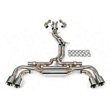 Valved exhaust system cat-back Dual Flow FMIC.Pro for Porsche Cayenne 9YA Coupe 9YB 3.0L 2018-2022