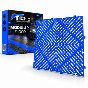 Modular Flooring Panel FMIC.Pro for garage and workshop 40x40cm 20mm Blue