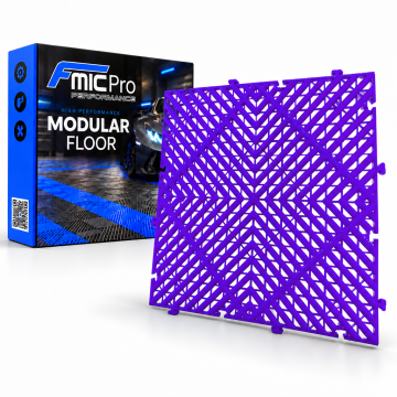 Modular Flooring Panel FMIC.Pro for garage and workshop 40x40cm 20mm Purple