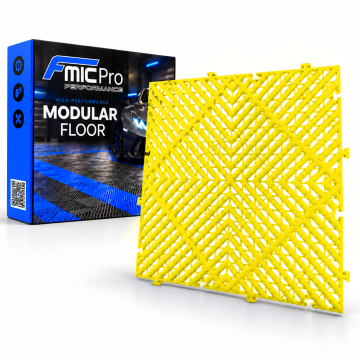 Modular Flooring Panel FMIC.Pro for garage and workshop 40x40cm 20mm Yellow