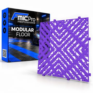 Modular Flooring Panel FMIC.Pro for garage and workshop 40x40cm 30mm Purple