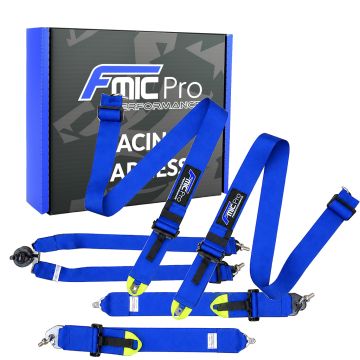Racing Harness FMIC.Pro FIA 2031 8853-2016 6-Point 3"x 3" Blue
