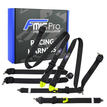 Racing Harness FMIC.Pro FIA 2031 8853-2016 6-Point 2"x 2" Black