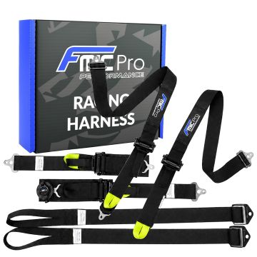 Racing Harness Formula FMIC.Pro FIA 2031 8853-2016 6-Point 2"x 2" Black