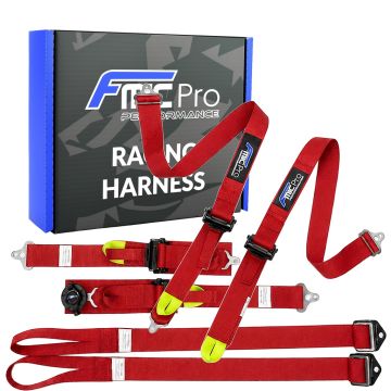 Racing Harness Formula FMIC.Pro FIA 2031 8853-2016 6-Point 2"x 2" Red