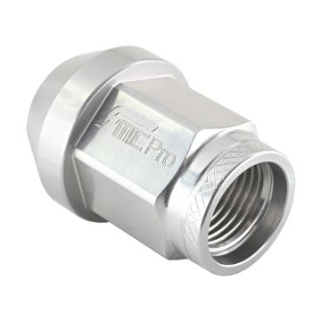 Forged aluminum wheel nut FMIC.Pro M12x1.5 Silver 1 pc. conical through-hole 7075-T6 