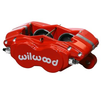 Wilwood 120-13744 Forged Dynalite-M Universal Lug Mount Caliper 4 Pistons Red