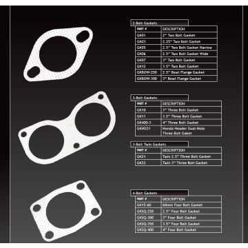 Exhaust gasket XForce 2.5" 2 Bolt