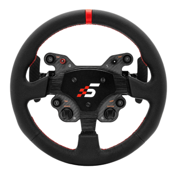 GT1 330mm Leather R Type Steering Wheel SIMAGIC  Paddle Shifters Simulator Simracing