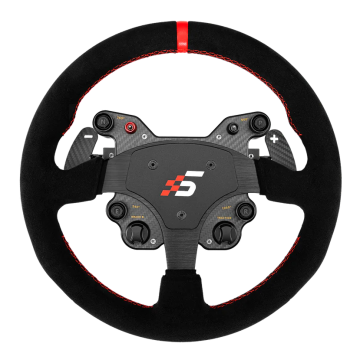 GT1 330mm Suede R Type Steering Wheel SIMAGIC Paddle Shifters Simulator Simracing