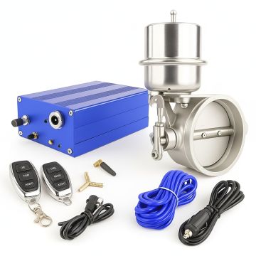 Vacuum Actuated Exhaust Throttle with Control Unit 60mm 2,35”