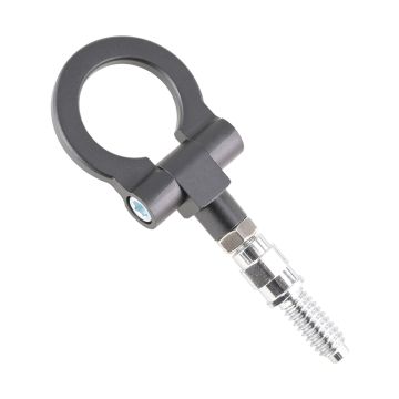 Tow Hook Round Jr.Spec M16x3.0 Black