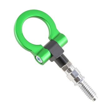 Tow Hook Round Jr.Spec M16x3.0 Green