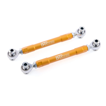 IRP Aluminium Rear Adjustable Camber Arms with Fluro Motorsport Bearings for BMW F2x F3x Gold