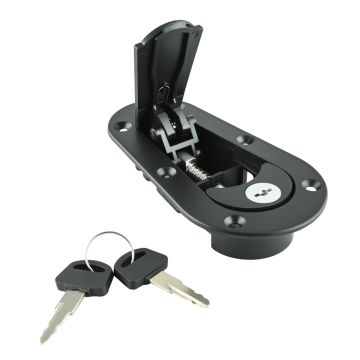 JRspec flat bonnet fasteners - black
