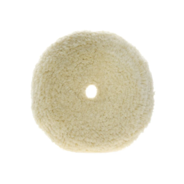 LAKE COUNTRY 165mm Curved Edge Cutting Unsteamed Twisted Wool Pad (41-005 Hook & loop)