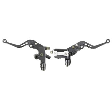 Universal Brake Clutch Lever Motorcycle Quad Black