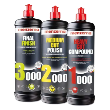 MENZERNA Polishing Compound Set 1000 2000 3000 Paint Correction Kit 3x250ml