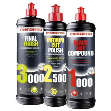 MENZERNA Polishing Compound Set 1000 2500 3000 Paint Correction Kit 3x250ml