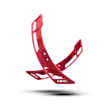 MMX Gear Shift Paddles Titanium Magnetic Paddle Fitting Kit Red for BMW F Series G Series