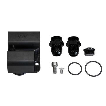 Head Dual Drain Adapter Water Oil MZR Garage for Nissan Skyline Stagea RB20 RB25 RB26