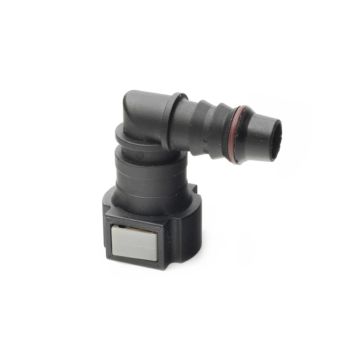 Nuke Performance Quick Connect Fitting SAE J2044 9.49 to ID10 90"