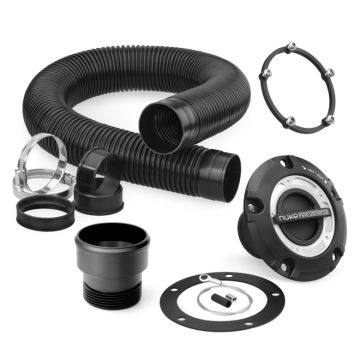 Nuke Performance Filler Cap and Fuel Hose Kit for CFC Unit Aluminum Nut Ring with M6 Bolts