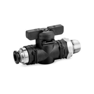 Nuke Performance Pneufit Quick Connect Petcock Ball Valves 1/4 NPT Male to 8mm Tube