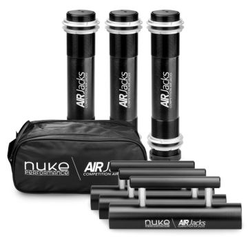 Nuke Performance Air Jack 60 C Hardline Kit with Petcock Ball Valve Male Connector AN6 3pc Set