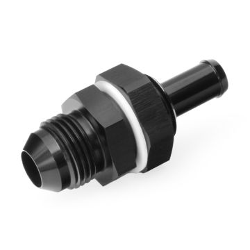 Nuke Performance Fitting Adapter AN8 to 8mm Barb Bulkhead