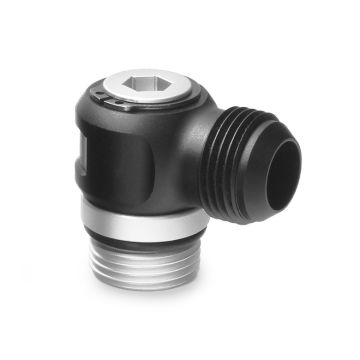 Nuke Performance Fitting Adapter AN12 ORB to AN10 Male Full Flow Swivel Banjo