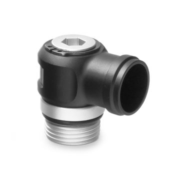Nuke Performance Fitting Adapter AN12 ORB to BQL 22 Female Full Flow Swivel Banjo