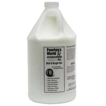 POORBOY'S WORLD Bold N Bright Tire Dressing Gel 3784 ml