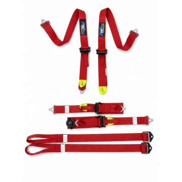 Racing Harness Formula FMIC.Pro FIA 8853-2016 6-Point 2"x 2" Red