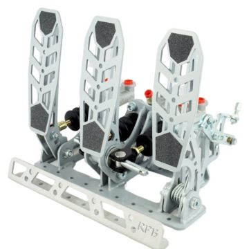 Pedalbox Drifting & Rally Floor Mount with Footrest RacingPedalBoxes - Gray