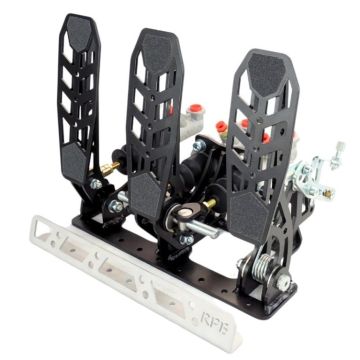 Pedalbox Drifting & Rally Floor Mount with Footrest RacingPedalBoxes - Black
