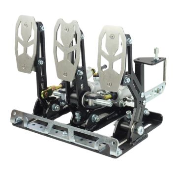Pedalbox Kart Cross SMG Floor Mount with Footrest RacingPedalBoxes