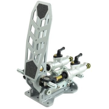 Brake Pedal Compatible with Motorcycle Master Cylinders Floor Mount RacingPedalBoxes