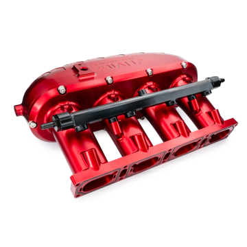 RTMG Performance Billet Aluminum Intake Manifold V2 with Delete Kit for 2.0 TSI TFSI EA888 Gen 4 Red