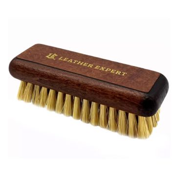 Leather Expert leather cleaning brush with natural bristles 11cm
