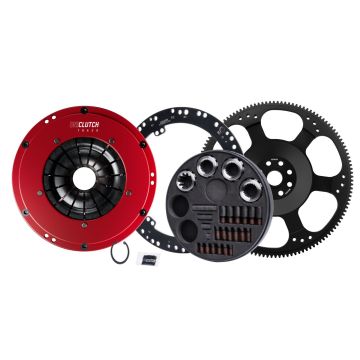 Twin Disc Clutch UniClutch Track With Flywheel For Subaru WRX GD GG 2.5 Turbo EJ255 Push Type 