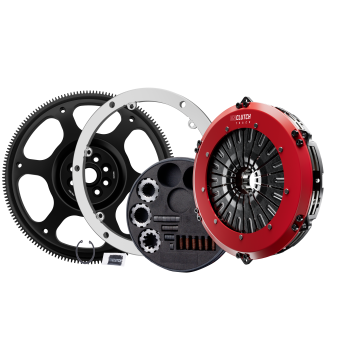 Twin Disc Clutch UniClutch Track With Flywheel For Ford Mustang 5.0L V8 S550 2015 - 2017 Coyote (Solid flywheel)