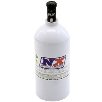 2.5Lb Bottle with Motorcycle Valve 4.38 Dia. x 12.37 Tall Nitrous Express NX 11025