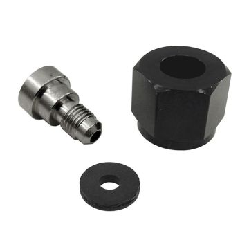 AN4 Bottle Nipple and Nut for CO2 Valve with Gasket Nitrous Express NX 11713