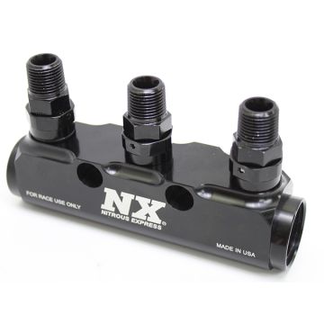 3 Port Fuel Log with Fittings Nitrous Express NX 15843