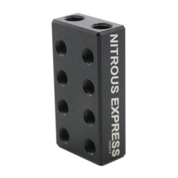 2 In / 16 Out Nitrous Fuel Distribution Block Nitrous Express NX 16174