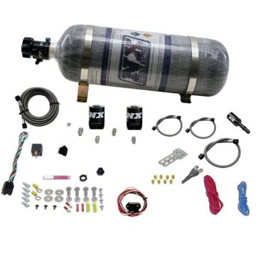 Hemi & Srt8 Single Nozzle Fly-By-Wire Sys (35-150Hp) with 12Lb Composite Bottle Nitrous Express NX 20918-12